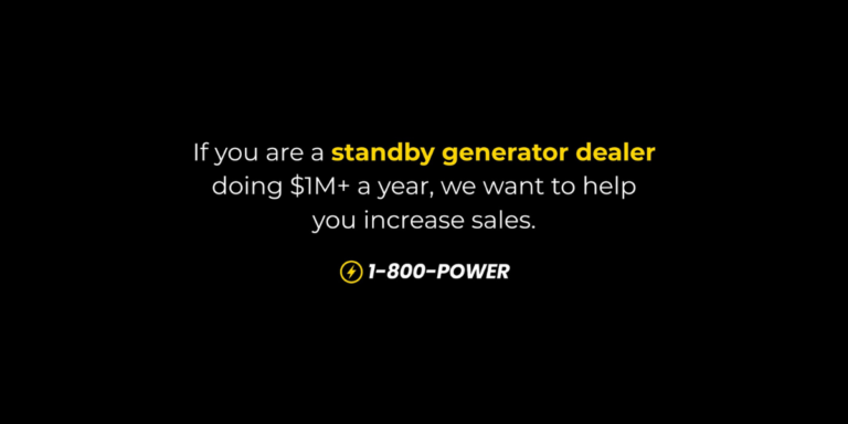 How 1-800-Power Built a Business Around Standby Generators